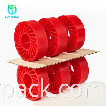 No Crush Wheel use on auto stacker nc cut off corrugated line